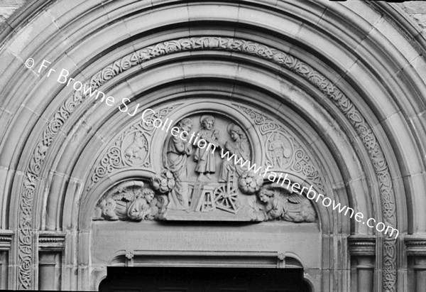 CATHEDRAL PANEL OVER NORTH DOOR